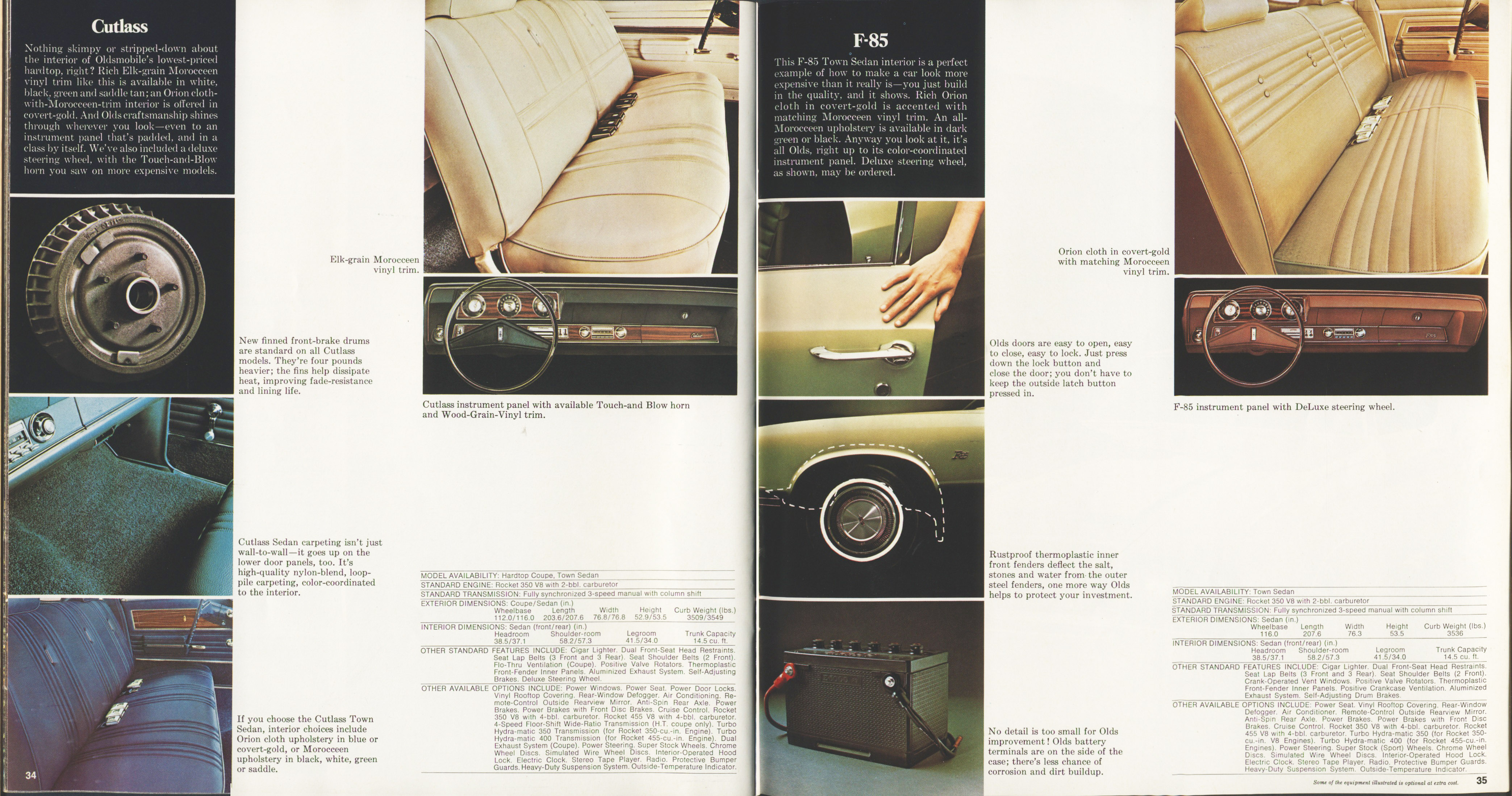 1972 Oldsmobile Full Line Brochure (Cdn-Rev) 34-35