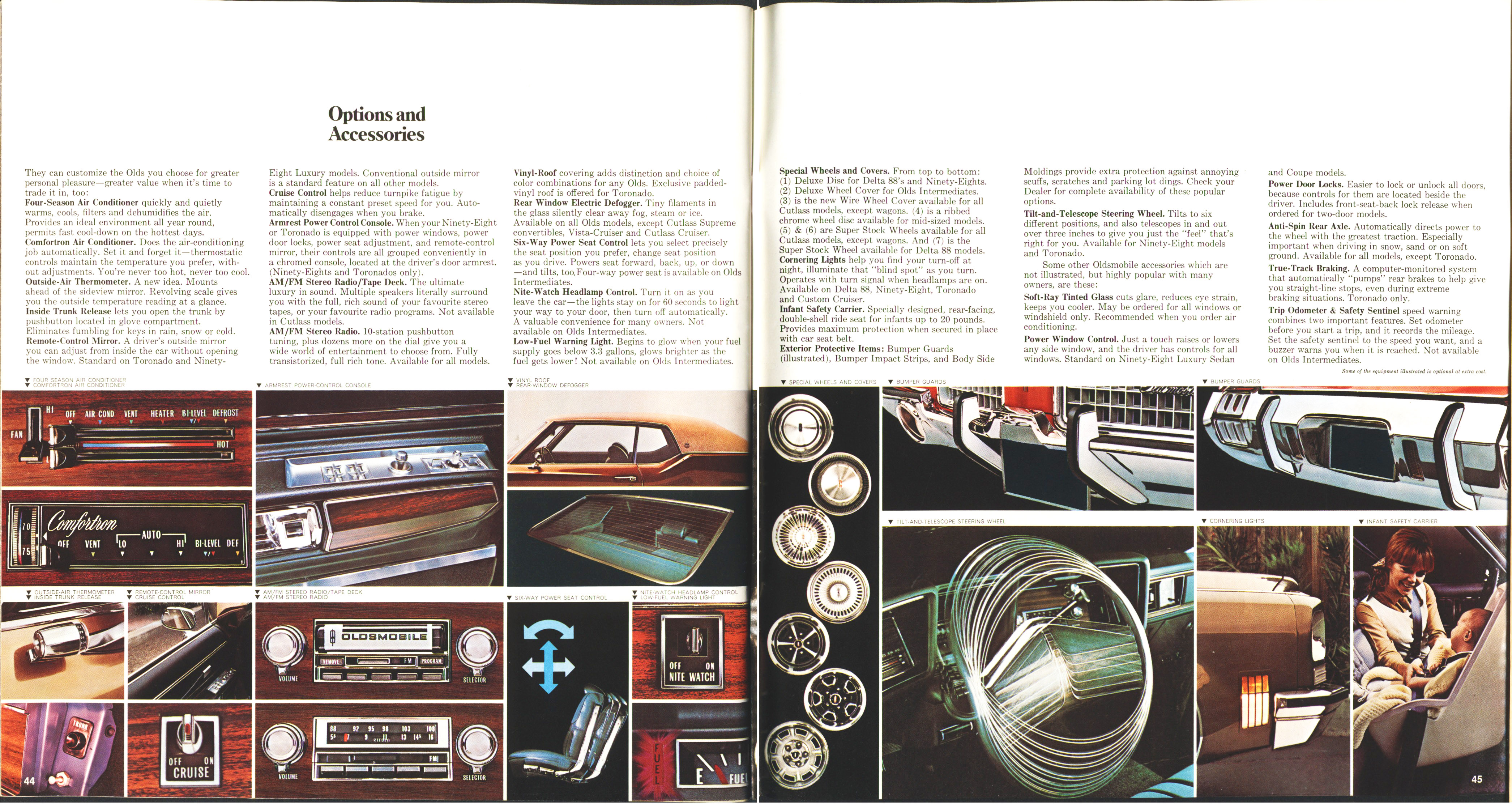 1972 Oldsmobile Full Line Brochure (Cdn-Rev) 44-45