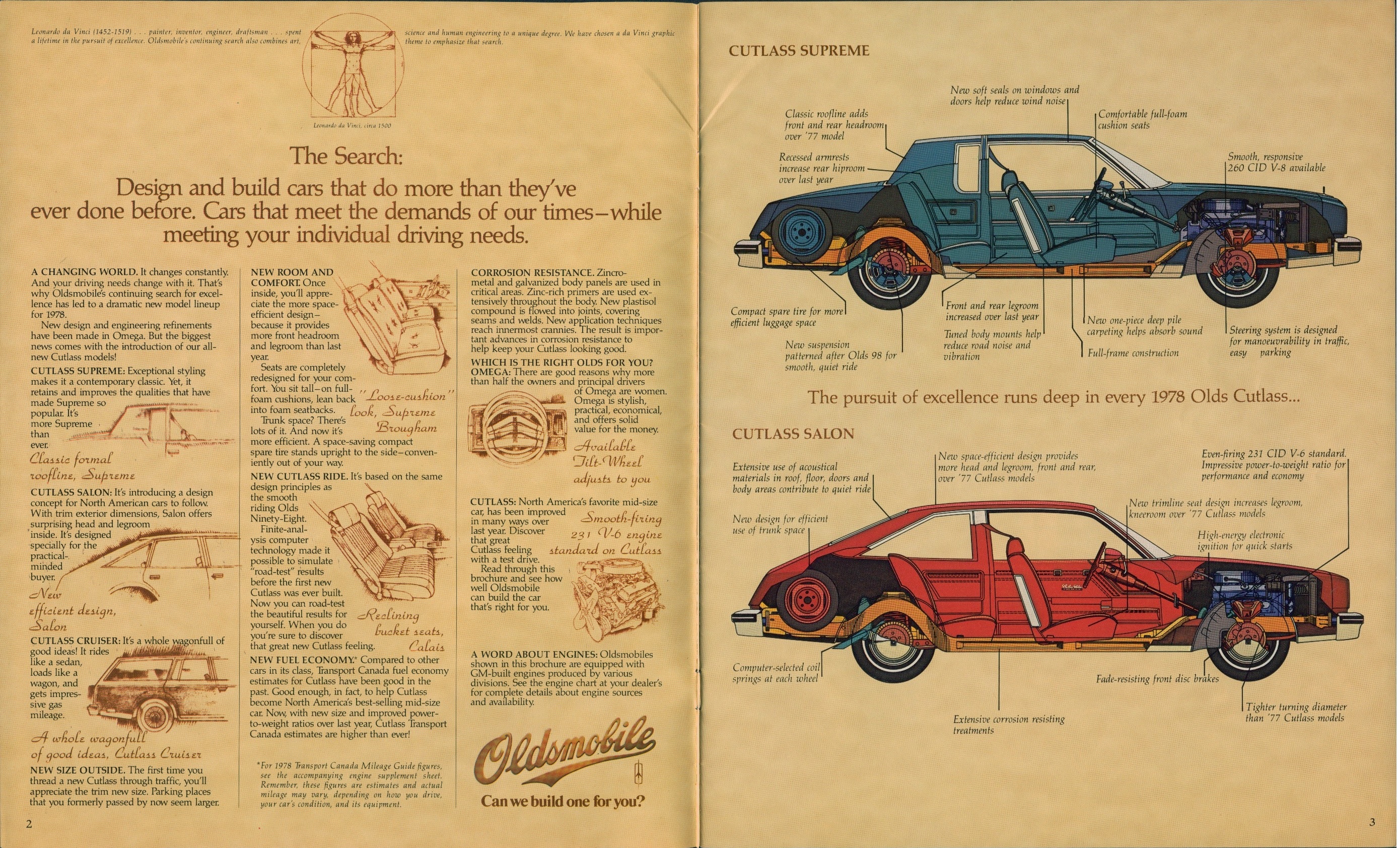 1978 Oldsmobile Cutlass & Omega Brochure Canada 02-03