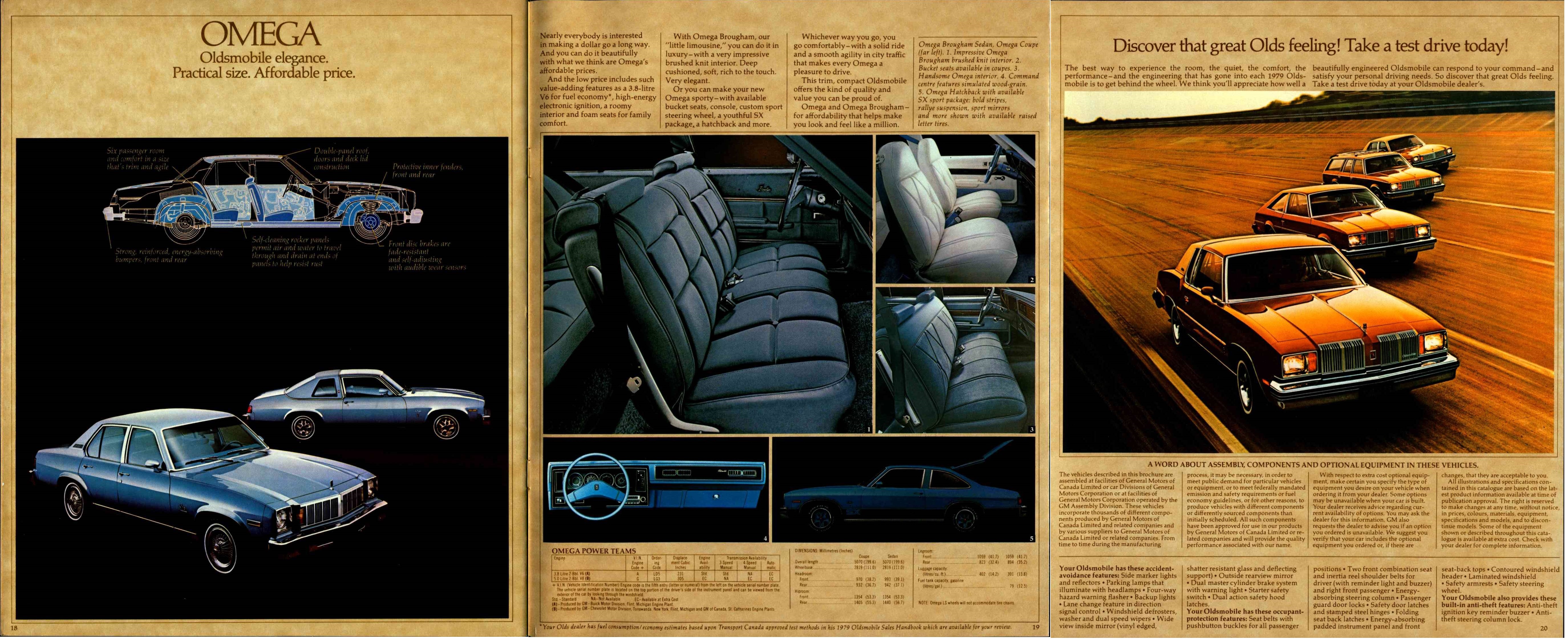 1979 Oldsmobile Cutlass & Omega Brochure Canada_18-19-20