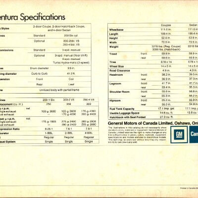 1974 Pontiac Ventura & GTO Brochure (Cdn) 12