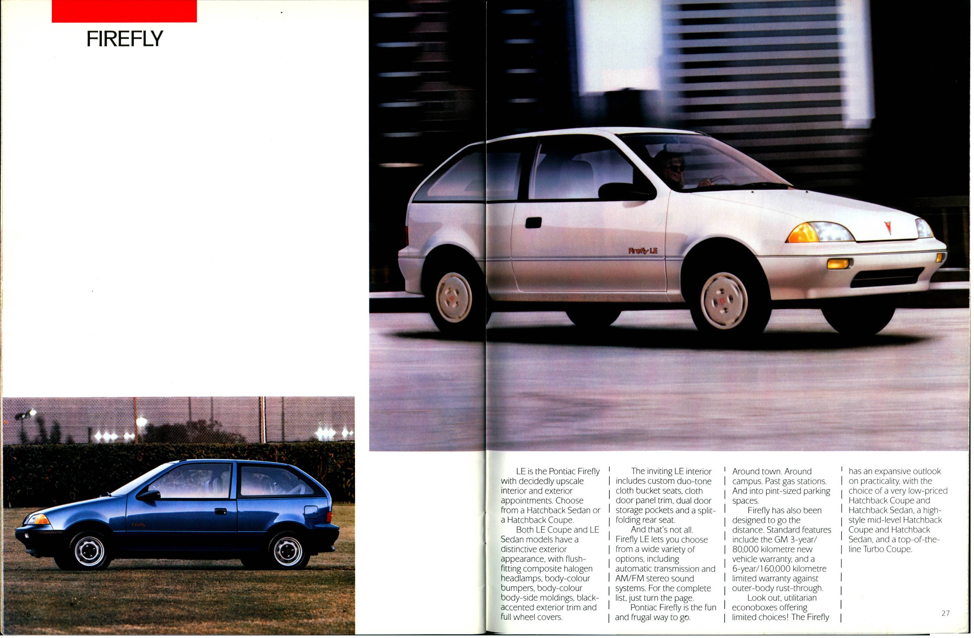 1990 Pontiac Compacts-Firebird Brochure (Cdn) 26-27