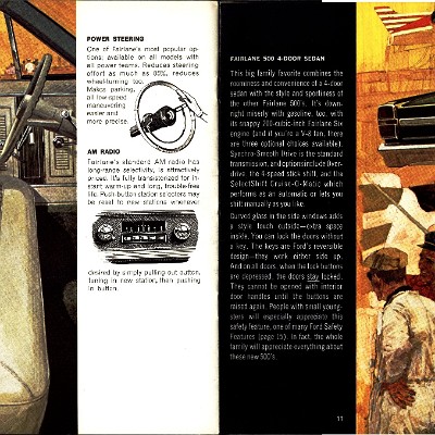 1967 Ford Fairlane Brochure Canada 10-11b