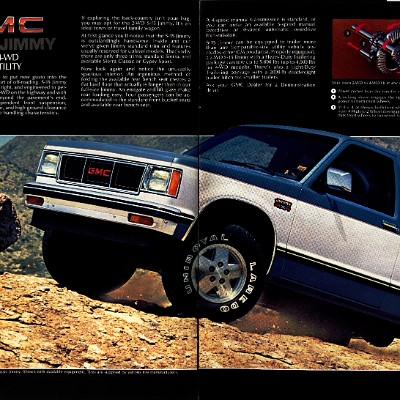 1984 GMC S-15 Pickups Brochure 20-21
