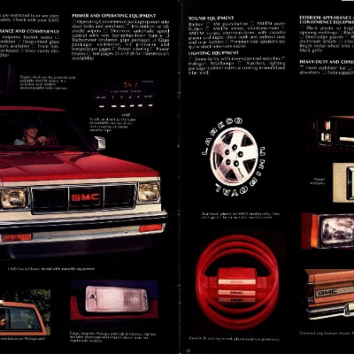 1984 GMC S-15 Pickups Brochure 26-29