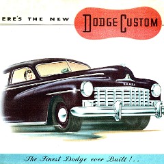 1946 Dodge Custom Foldout 1946 Dodge Custom Foldout