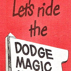 1949 Dodge Magic Mile Folder 1949 Dodge Magic Mile Folder