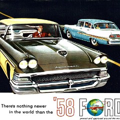 1958 Ford Full Line Foldout 12-57 1958 Ford Full Line Foldout 12-57