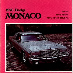 1976 Dodge Monaco Foldout - Canada 1976 Dodge Monaco Foldout - Canada