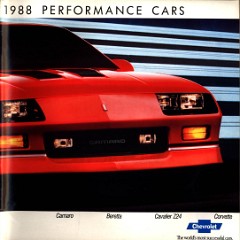 1988 Chevrolet Performance Cars - Canada 1988 Chevrolet Performance Cars - Canada