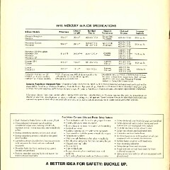 1972 Mercury Full Line Prestige Brochure 50