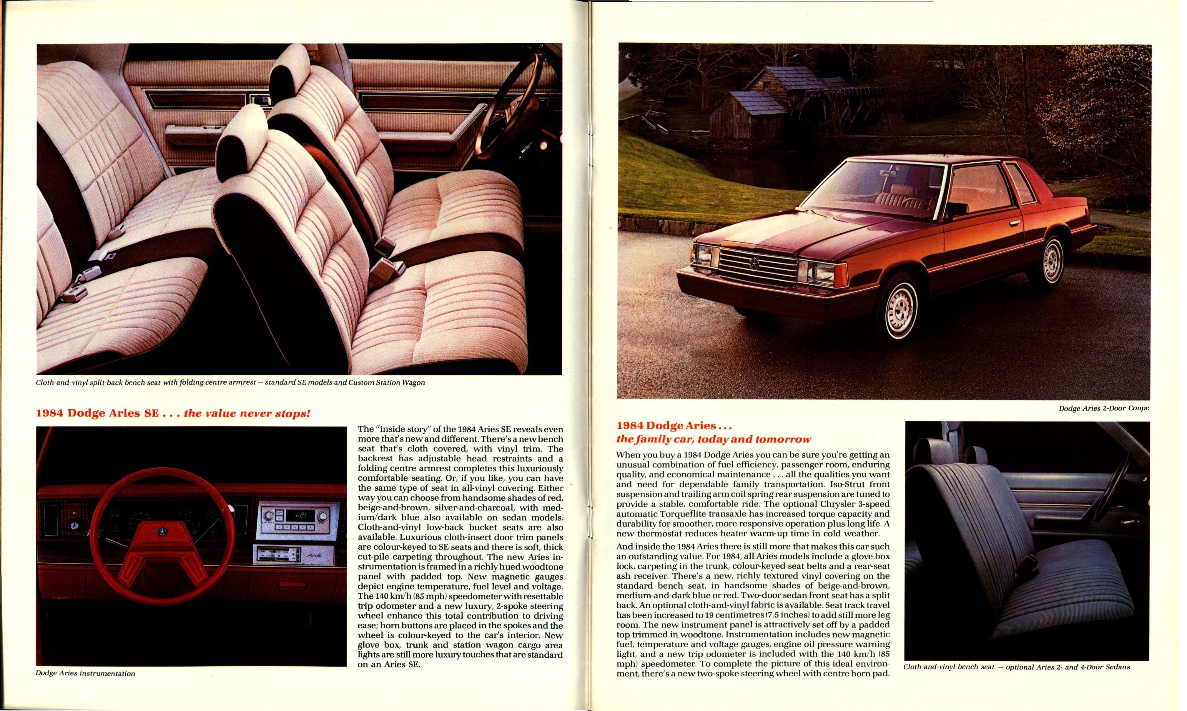 1984 Dodge Aries Brochure (Cdn) 04-05