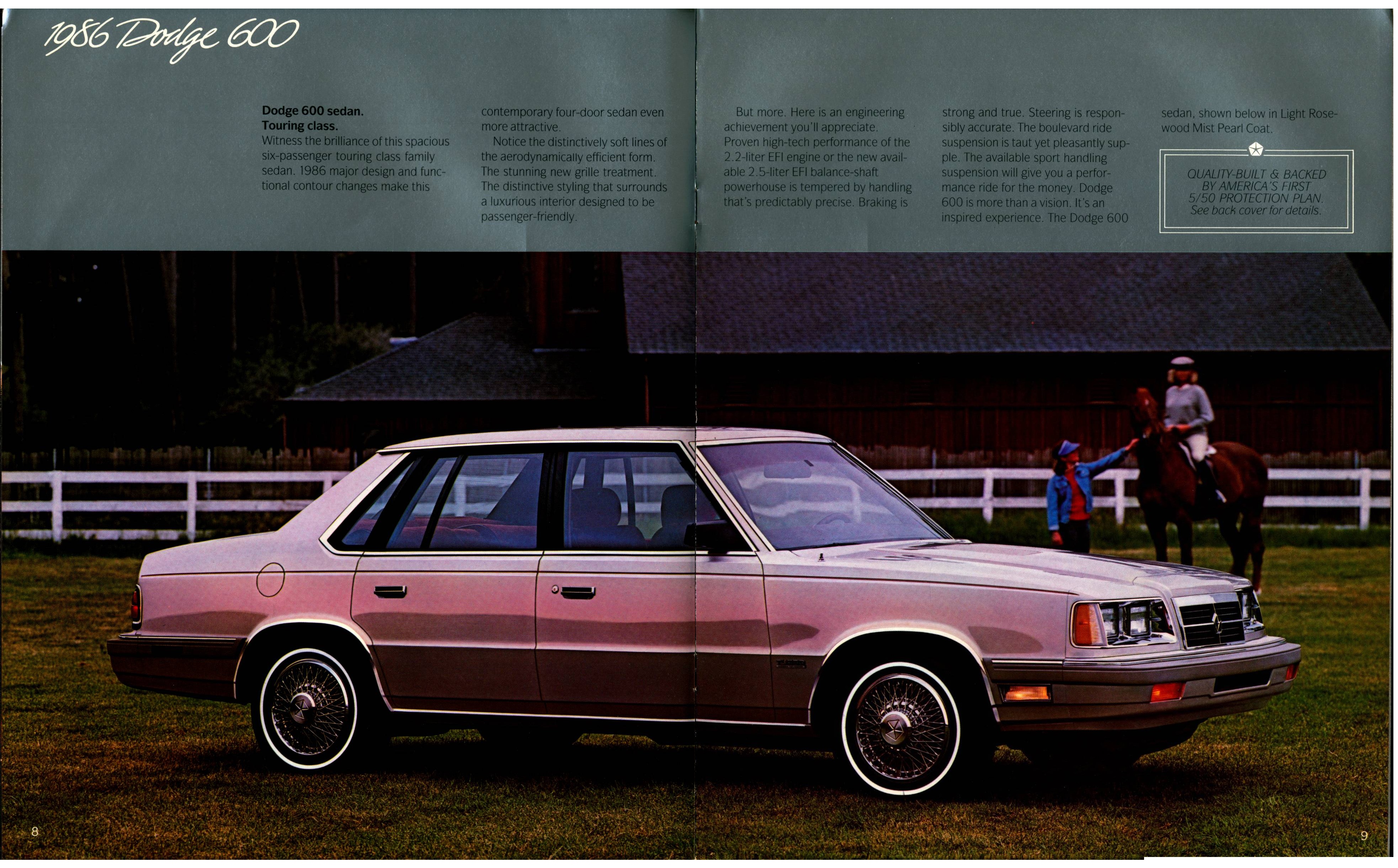 1986 Dodge 600 Brochure 08-09