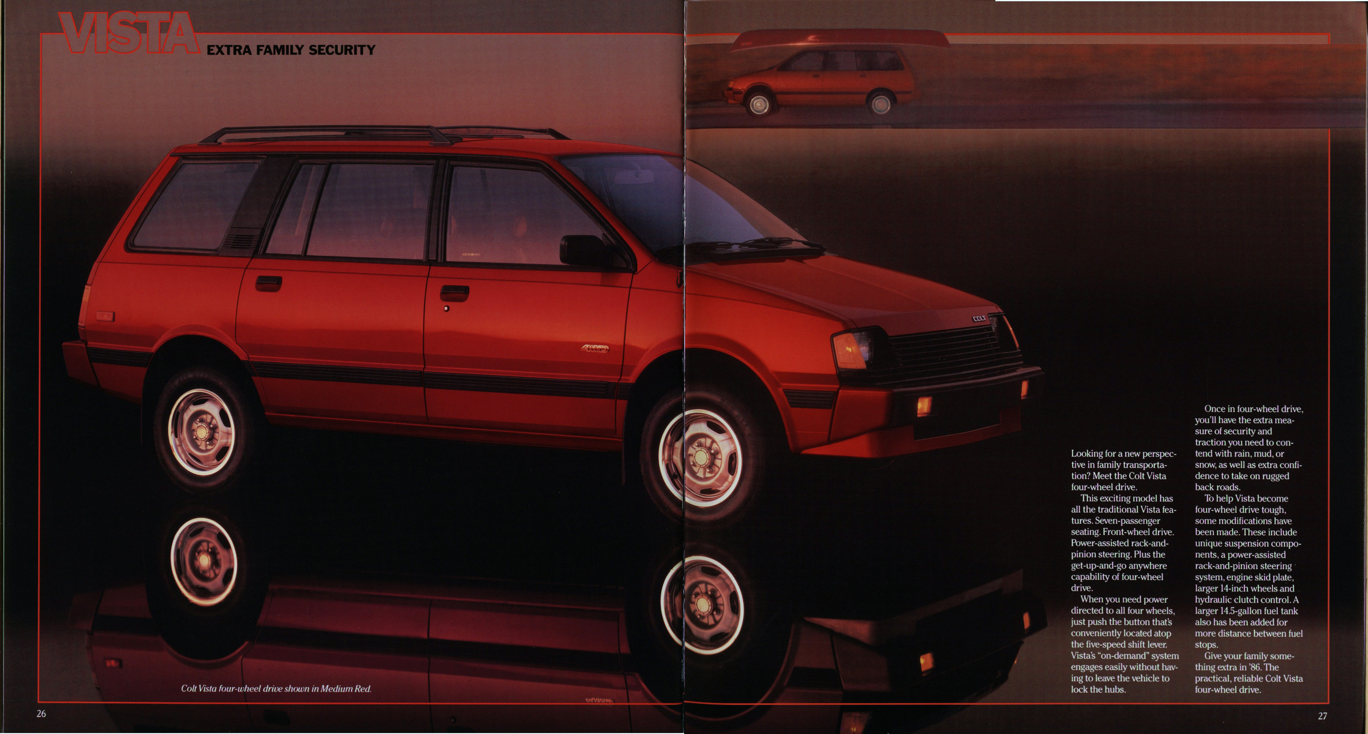 1986 Plymouth Imports Prestige Brochure 26-27