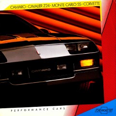 1987 Chevrolet Performance Cars - Canada