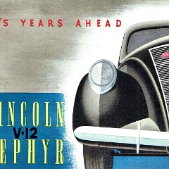 1937 Lincoln Zephyr Folder 9-36