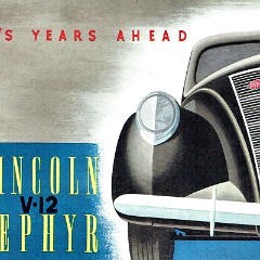 1937 Lincoln Zephyr Folder 9-36 1937 Lincoln Zephyr Folder 9-36