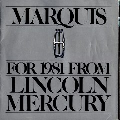 1981 Mercury Marquis Brochure 01