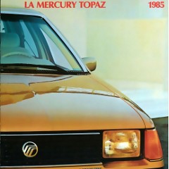 1985 Mercury Topaz - Canada French 1985 Mercury Topaz - Canada French