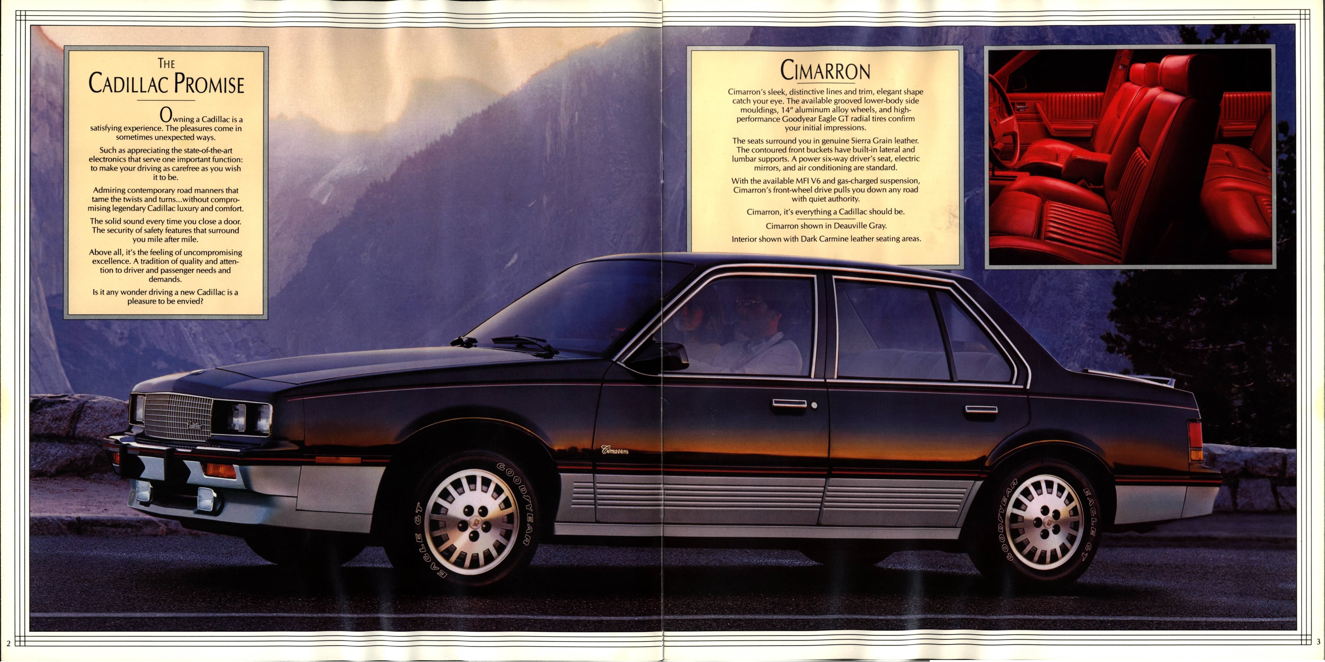 1986 Cadillac Cimarron Brochure (Cdn) 02-03