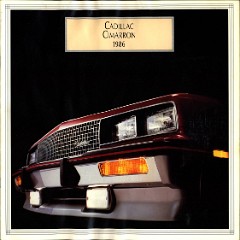 1986 Cadillac Cimarron Brochure (Cdn) 01