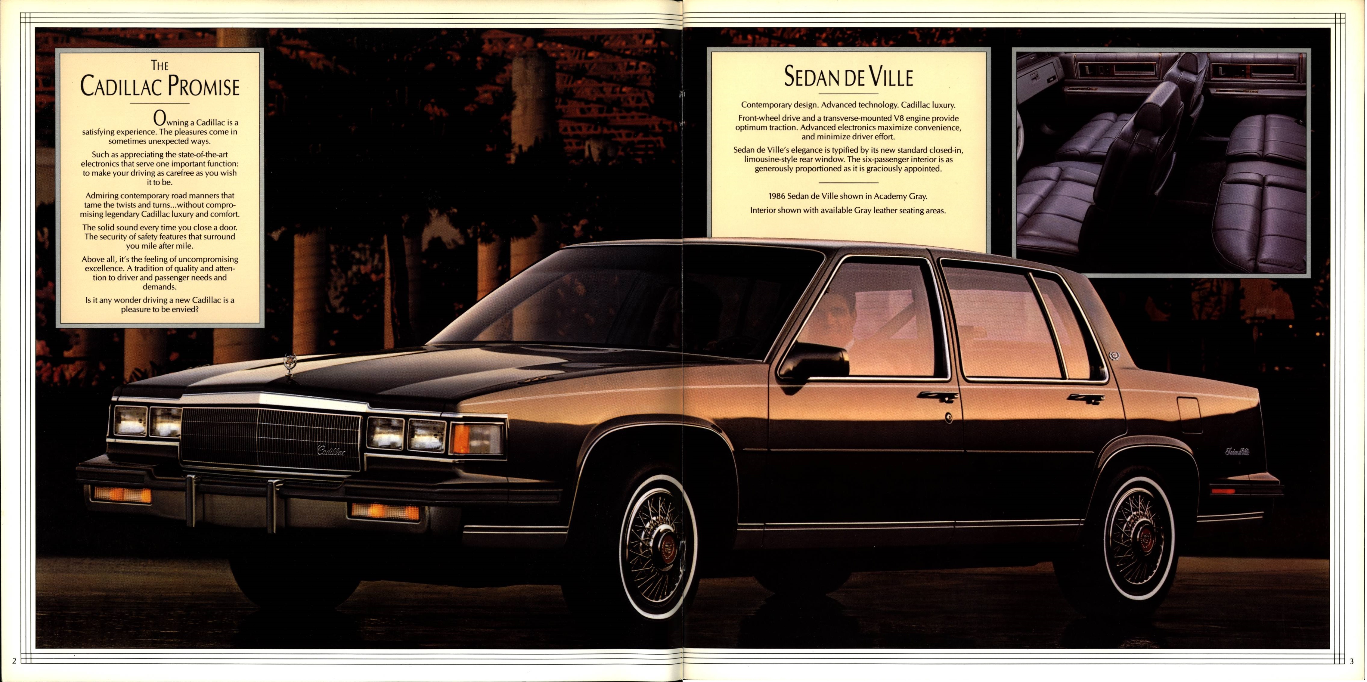 1986 Cadillac Fleetwood-DeVille Brochure (Cdn) 02-03