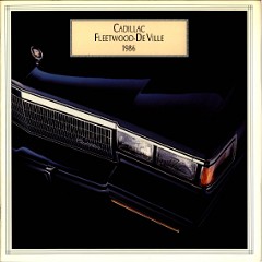 1986 Cadillac Fleetwood-DeVille Brochure (Cdn) 01