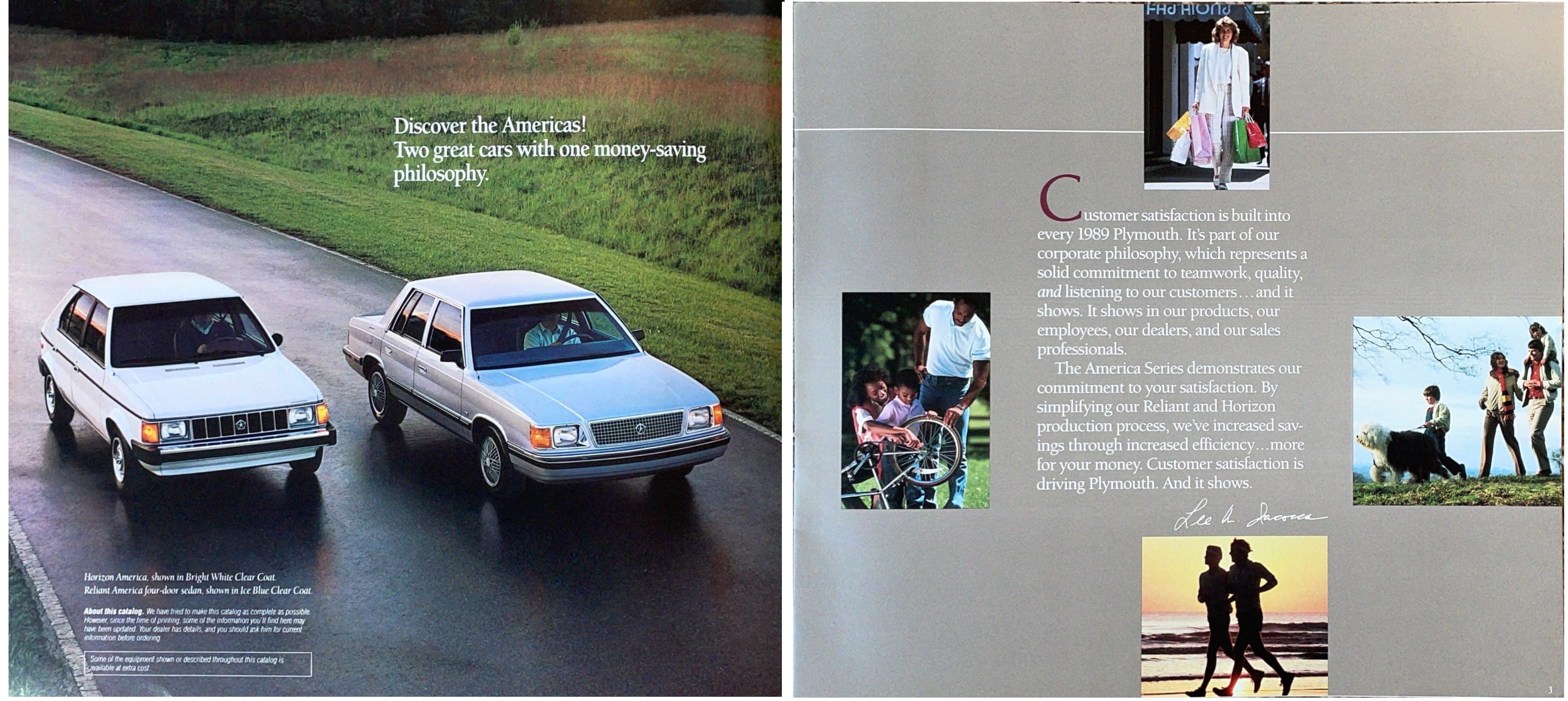 1989 Plymouth Horizon & Reliant America Series Brochure 02-03