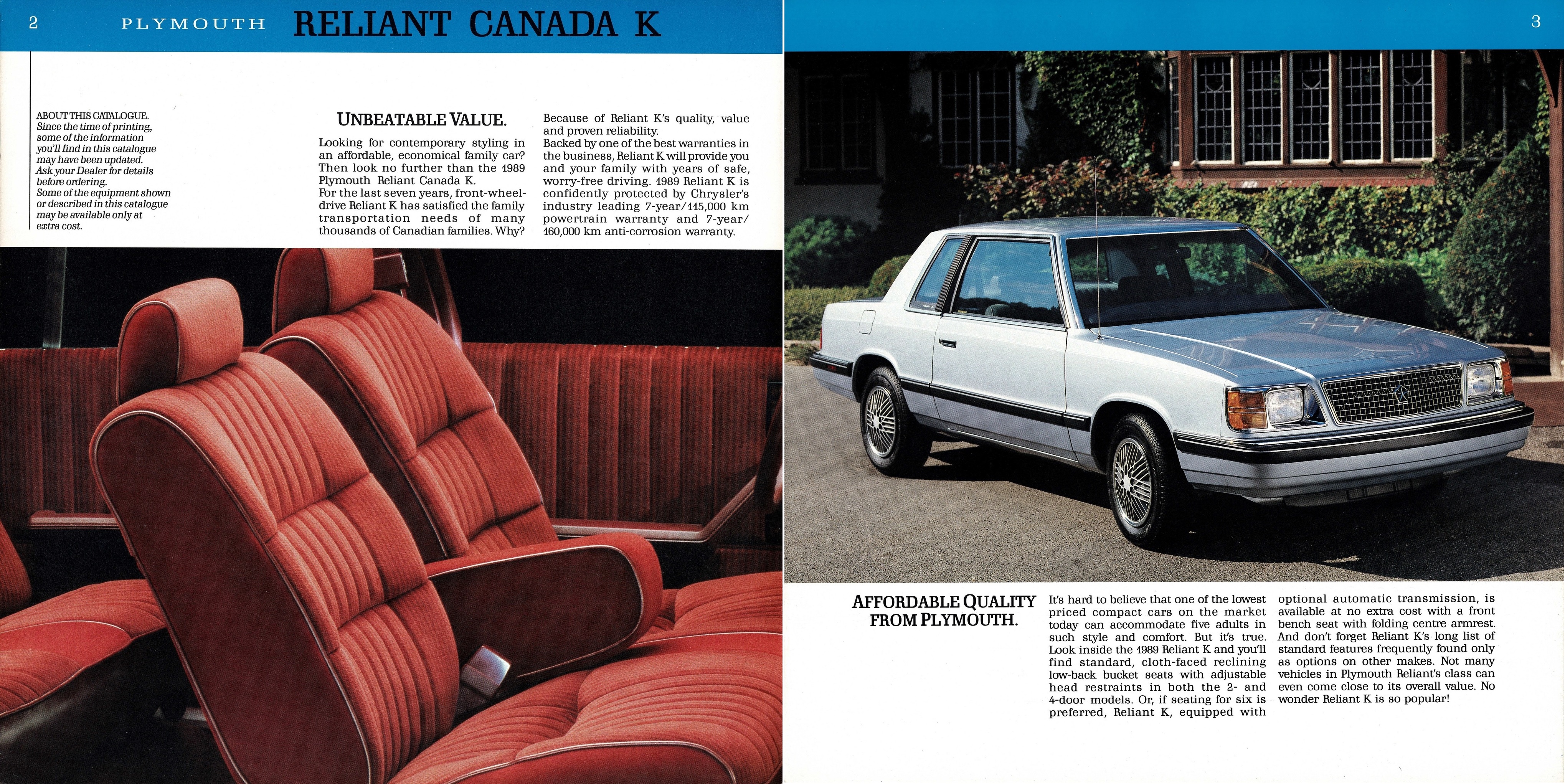 1981 Plymouth Reliant Canada K Brochure 02-03