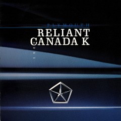 1989 Plymouth Reliant - Canada