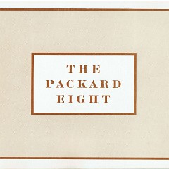 1934 Packard Eight Booklet