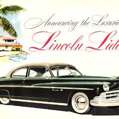 1950 Lincoln Lido Folder 1950 Lincoln Lido Folder