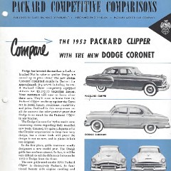 1953 Packard Clipper vs Dodge Coronet 1953 Packard Clipper vs Dodge Coronet