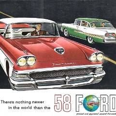 1958 Ford Full Line Foldout 4-58