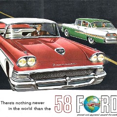 1958 Ford Full Line Foldout 4-58 1958 Ford Full Line Foldout 4-58