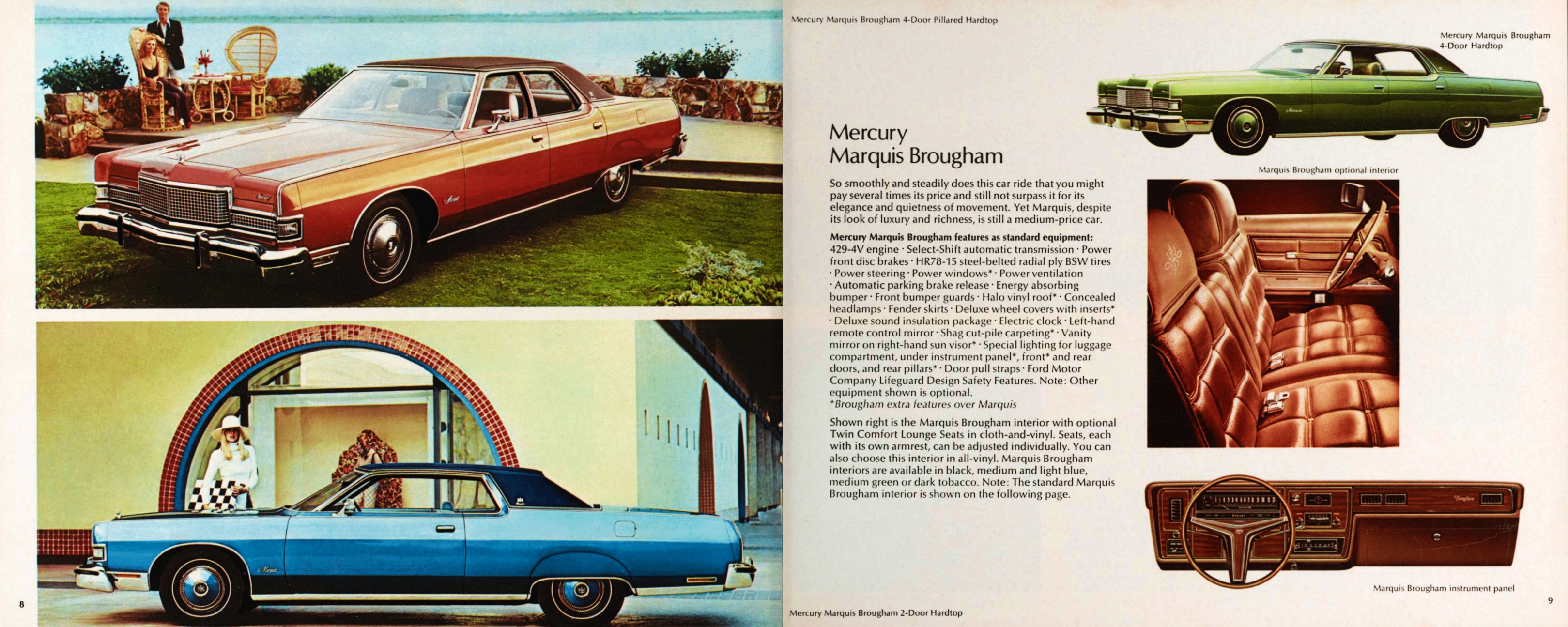 1973 Lincoln Mercury Full Line Brochure 08-09