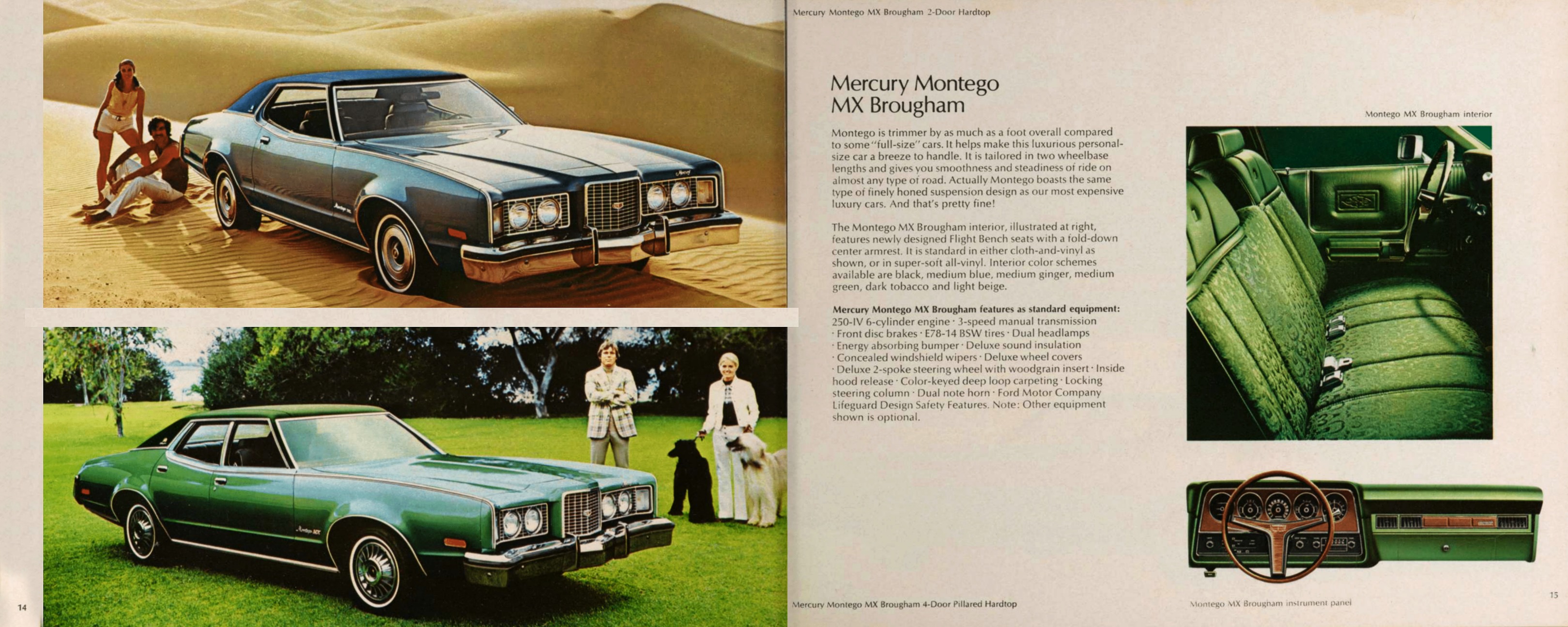 1973 Lincoln Mercury Full Line Brochure 14-15