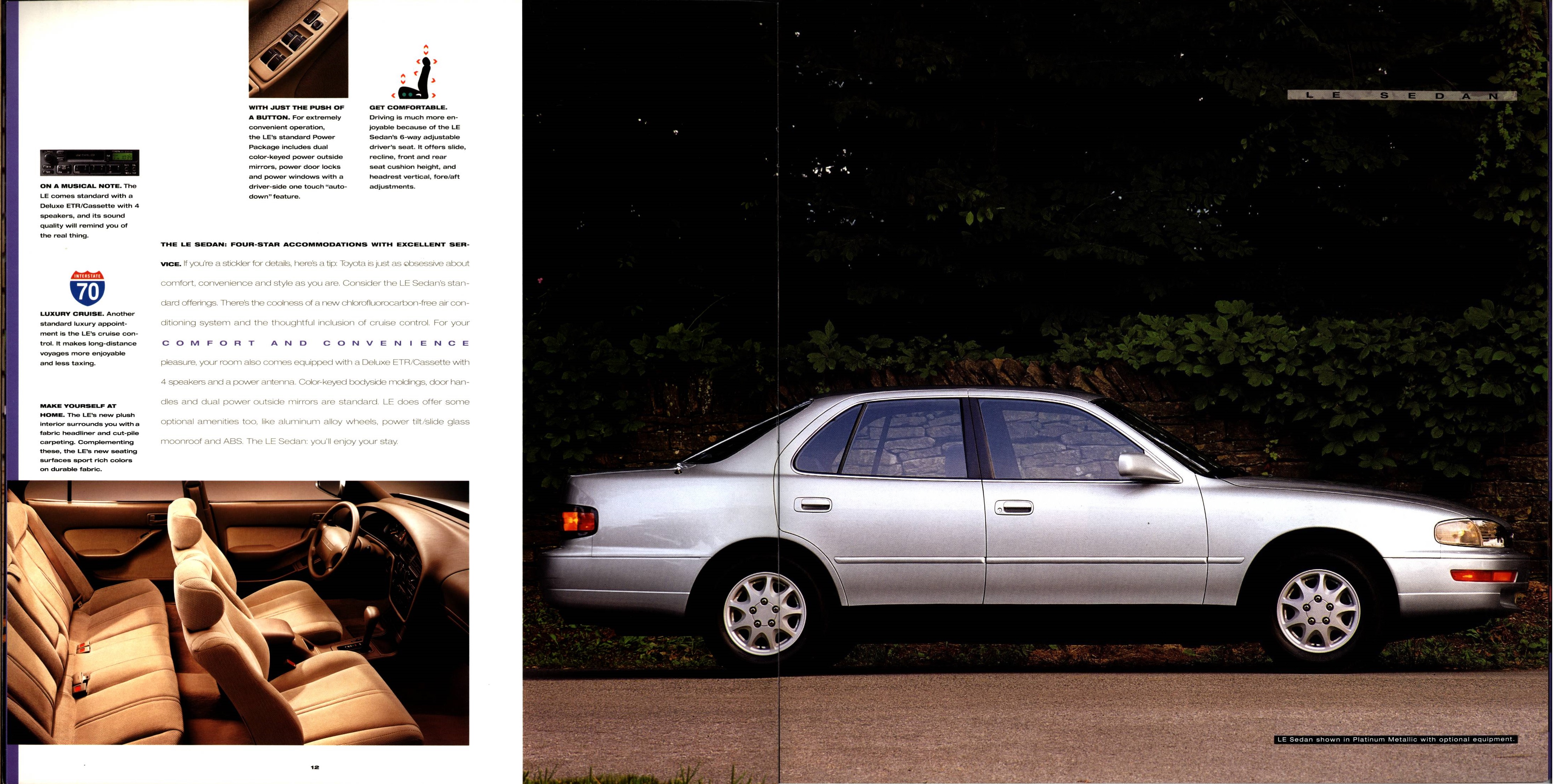1994 Toyota Camry Brochure 12-13