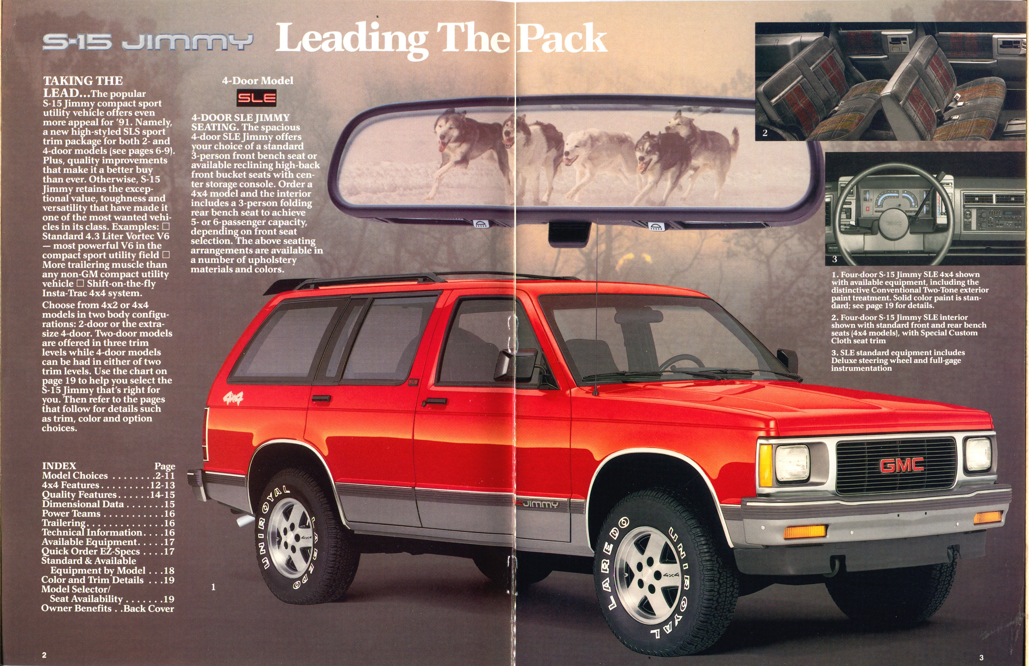 1991 GMC S-15 Jimmy Brochure (Rev) 02-03