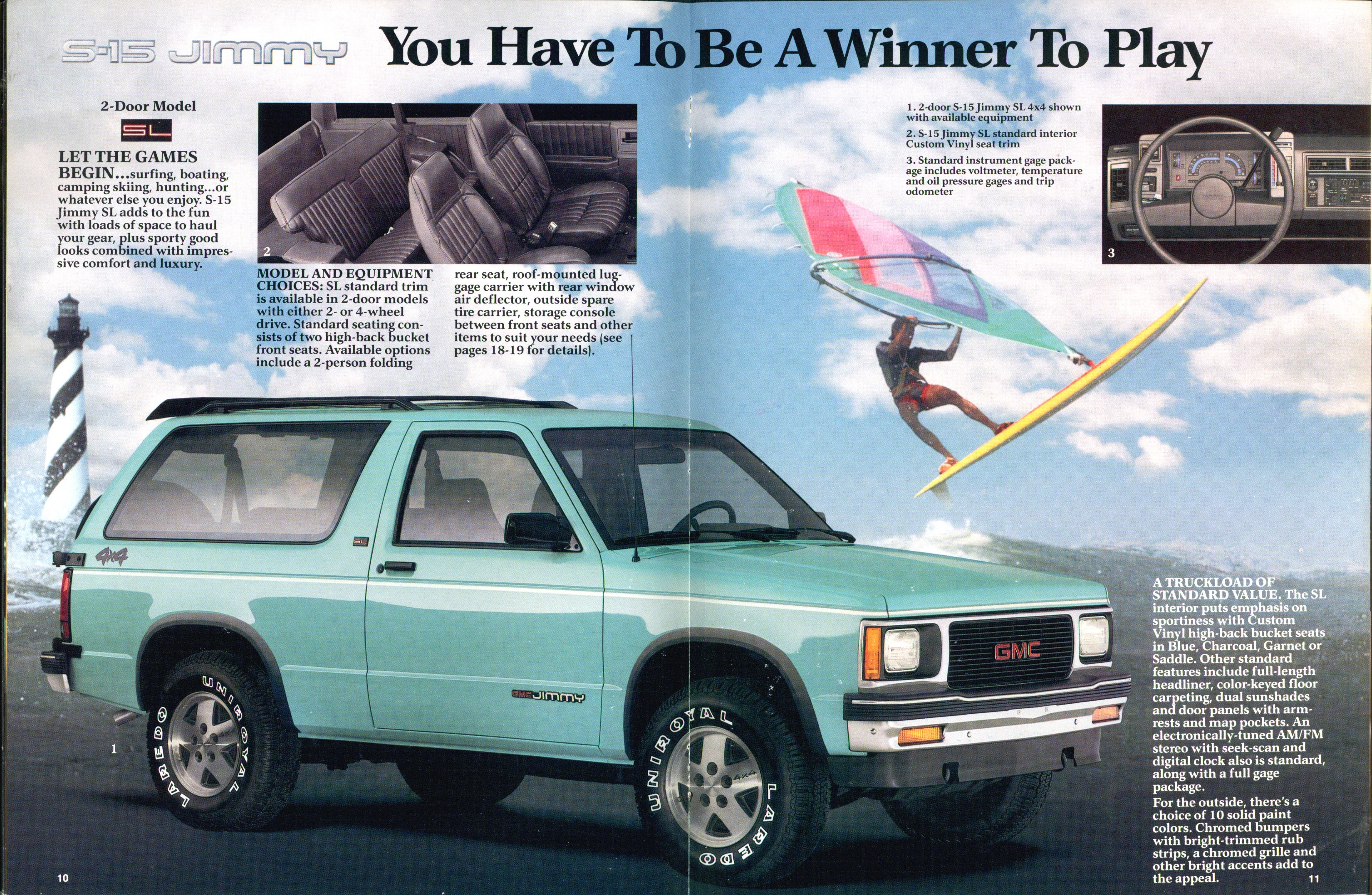 1991 GMC S-15 Jimmy Brochure (Rev) 10-11