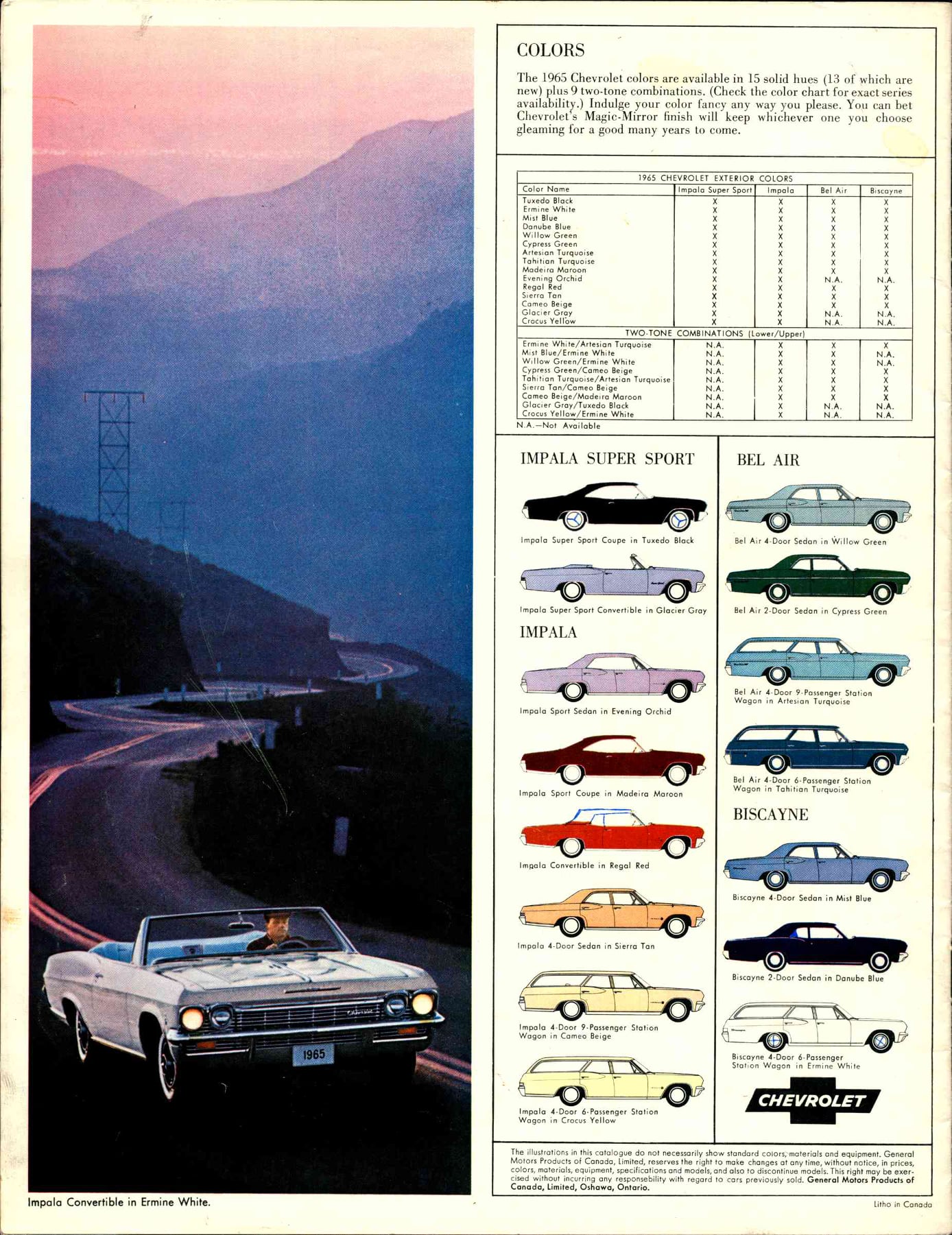 1965 Chevrolet Full Size Brochure (Cdn) 20