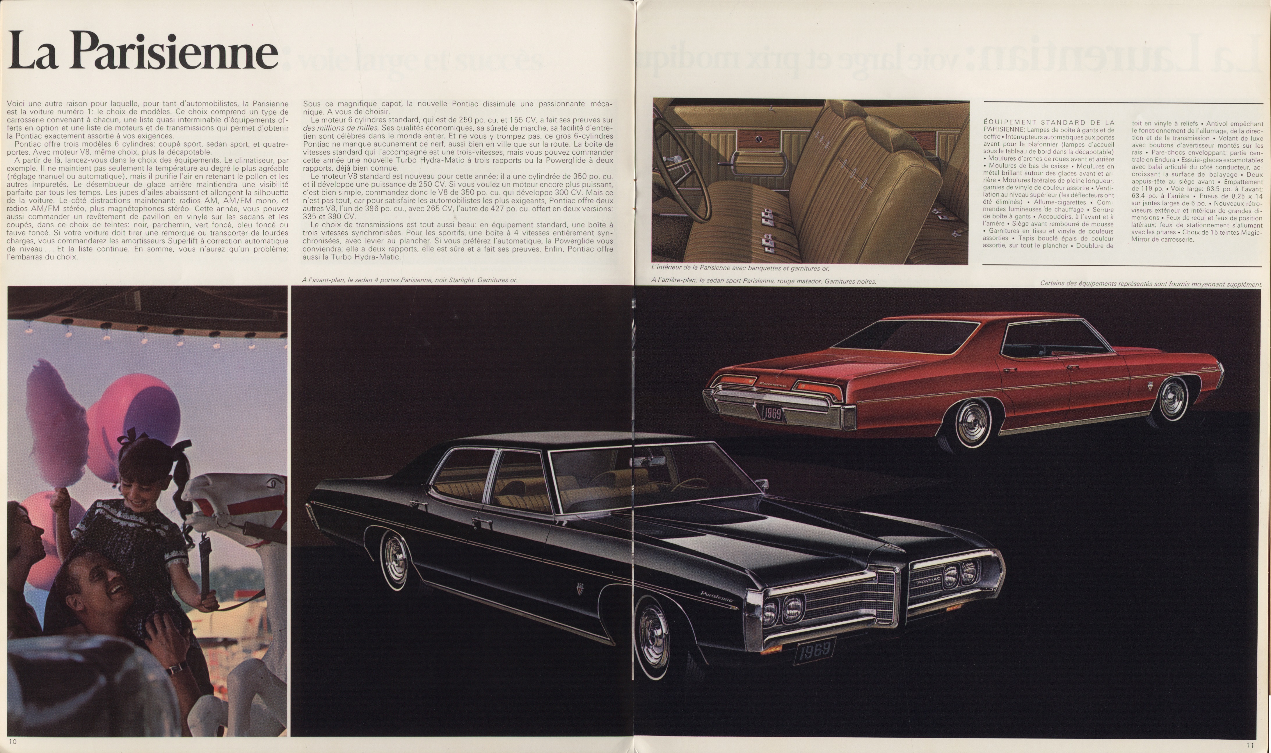 1969 Pontiac Full Size Prestige Brochure (Cdn-Fr) 10-11