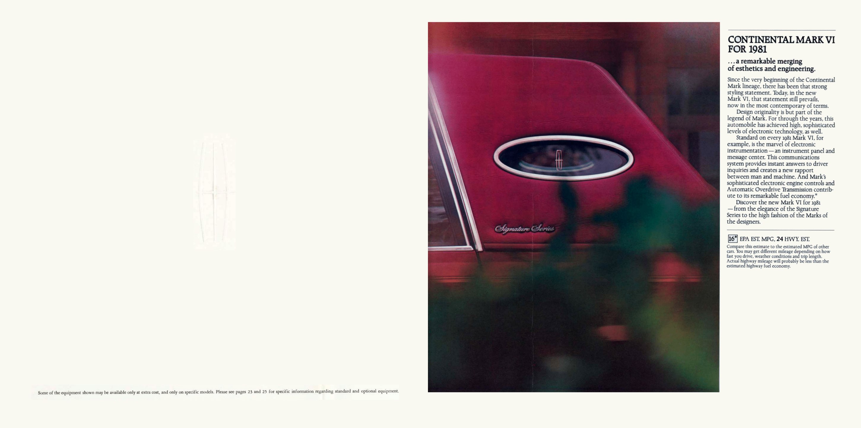 1981 Lincoln Continental Mark VI Brochure (Rev) 02-03