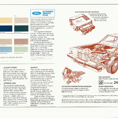 1981 Lincoln Continental Mark VI Brochure (Rev) 26-27
