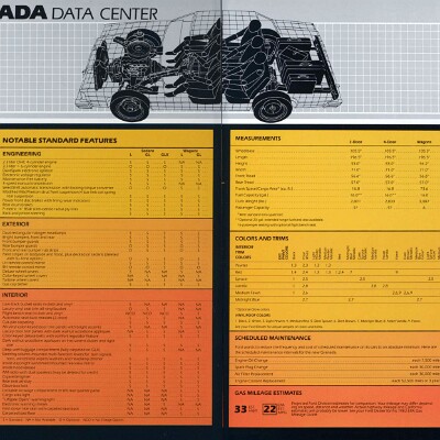 1982 Ford Granada USA Brochure 16-17