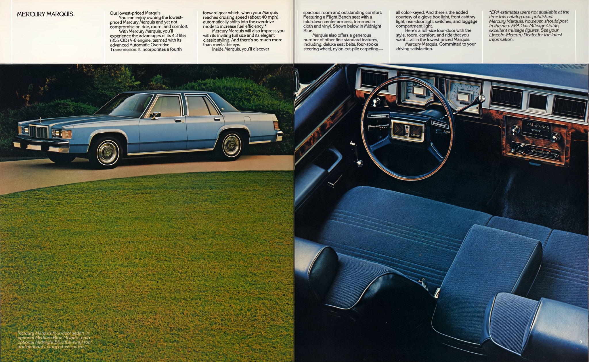 1982 Mercury Marquis Brochure 08-09