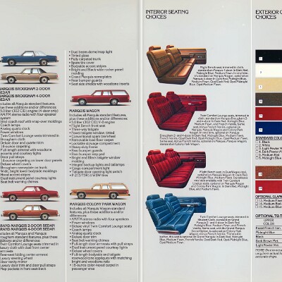 1982 Mercury Marquis Brochure 12-13