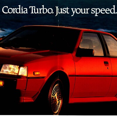 1986 Mitsubishi Cordia Brochure 06-07-08-09
