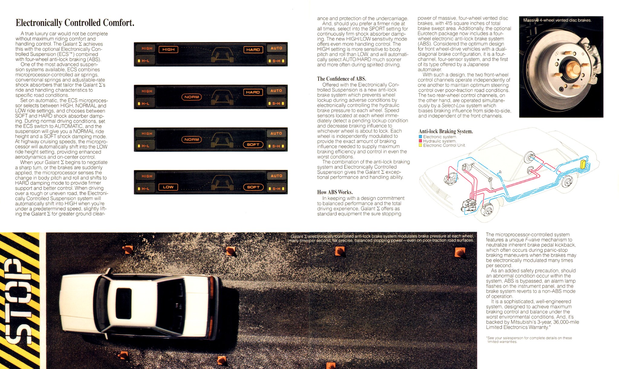 1988 Mitsubishi Galant Sigma Brochure 12-13