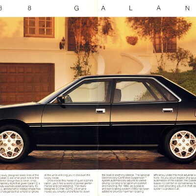 1988 Mitsubishi Galant Sigma Brochure 04-05
